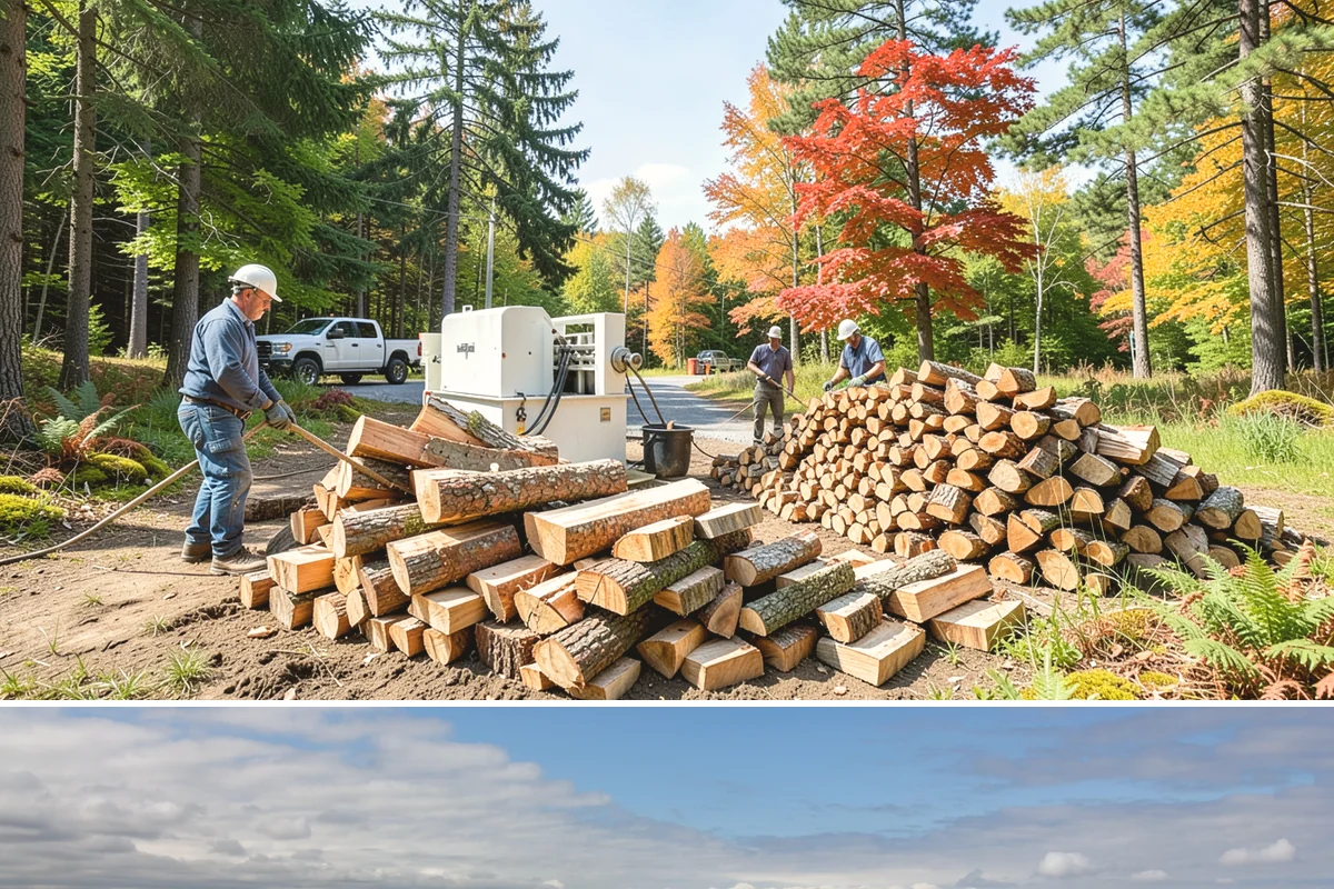 Custom Firewood Lengths in University Place, Pierce County, WA - Order custom lengths in the dry season so pieces have time to fully season before use.