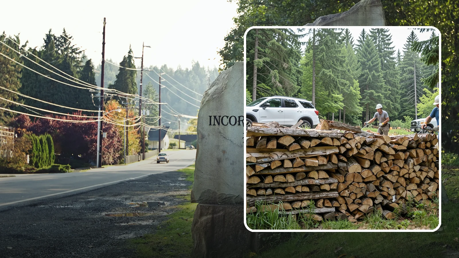Custom Firewood Lengths in Wilkeson, Pierce County, WA - Custom-cut firewood lengths tailored to the exact dimensions of your firebox.