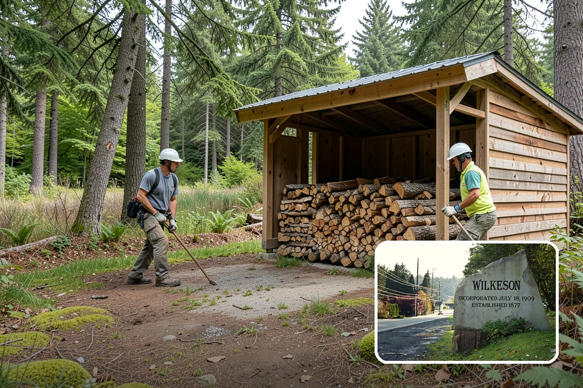 Custom Firewood Lengths in Wilkeson, Pierce County, WA - Cut to your exact firebox dimensions