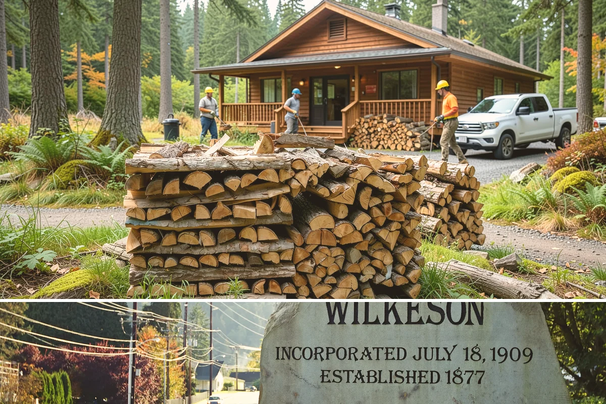 Custom Firewood Lengths in Wilkeson, Pierce County, WA - Order custom lengths in the dry season so pieces have time to fully season before use.