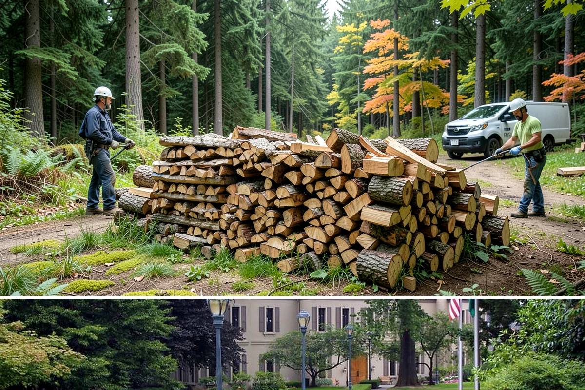 Custom Firewood Lengths in Woodinville, King County, WA - Order custom lengths in the dry season so pieces have time to fully season before use.