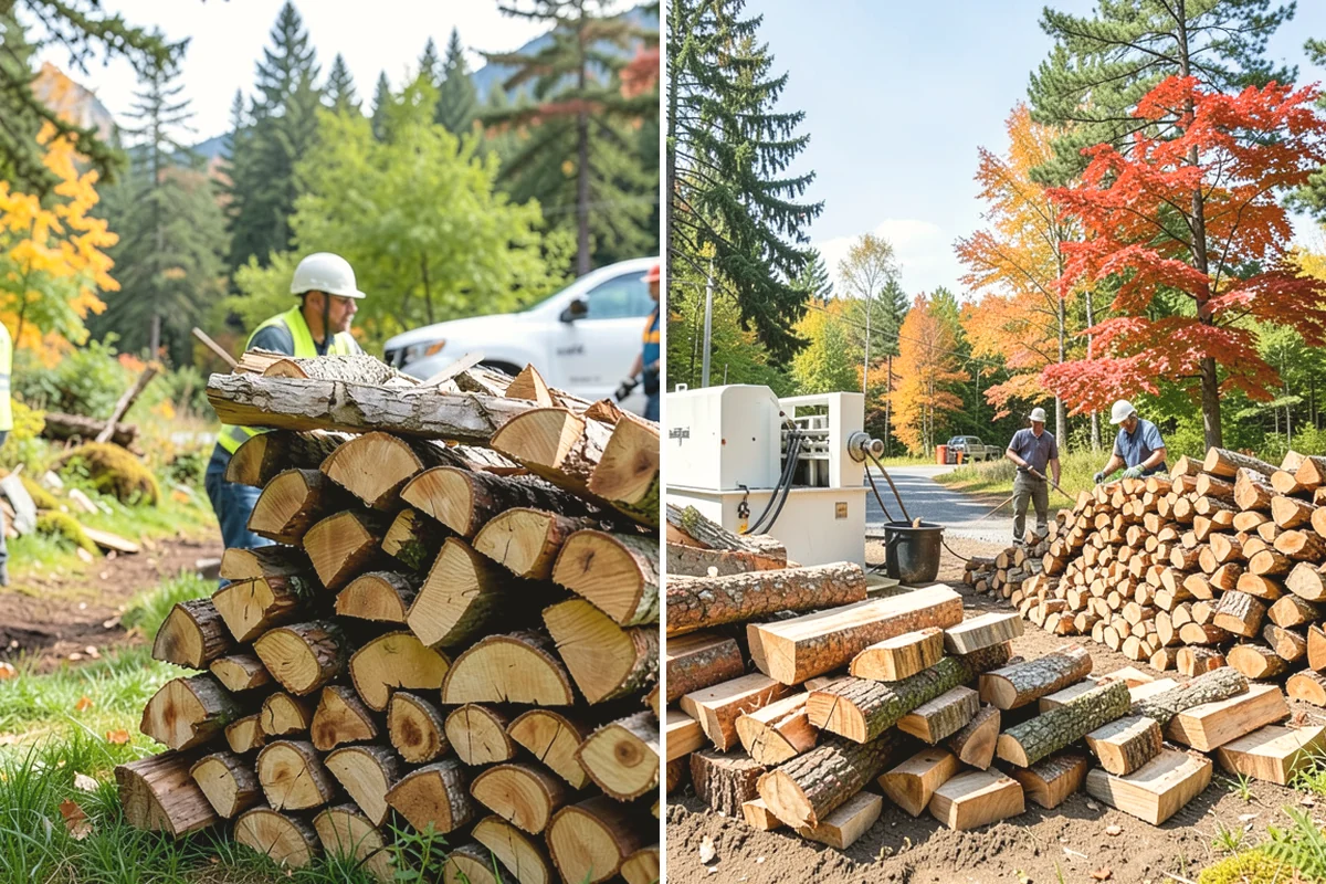 Custom Firewood Lengths in Yarrow Point, King County, WA - Measure and confirm your target length