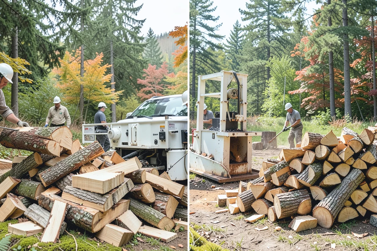 Customer Tree Processing in Beaux Arts Village, King County, WA - We review the wood you have on hand