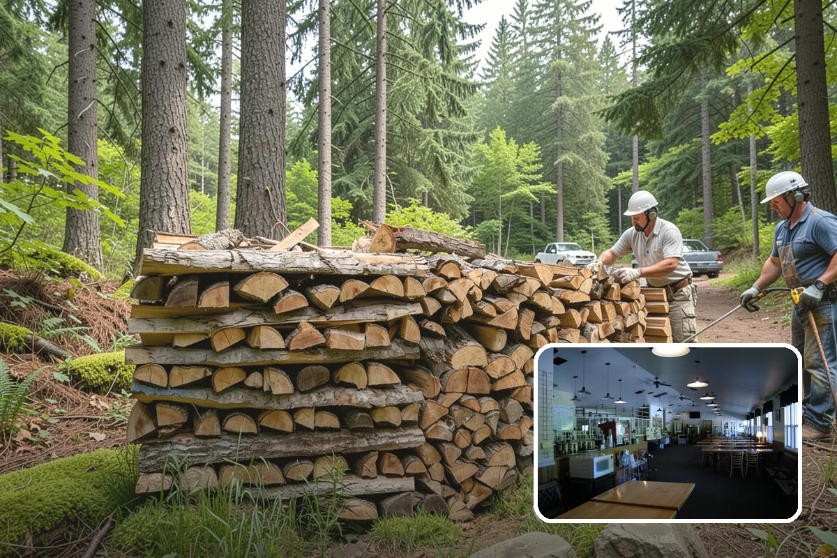 Customer Tree Processing in Black Diamond, King County, WA - No equipment rental or heavy lifting for you