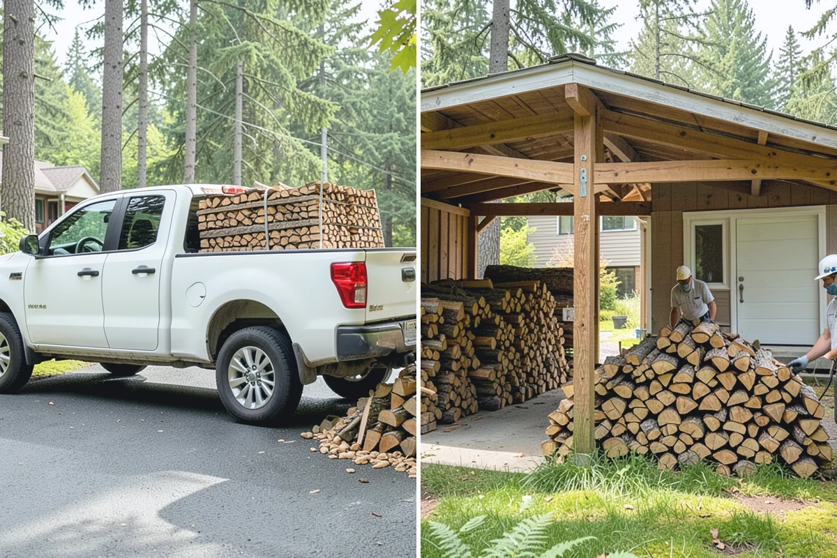 Customer Tree Processing in Buckley, Pierce County, WA - We review the wood you have on hand