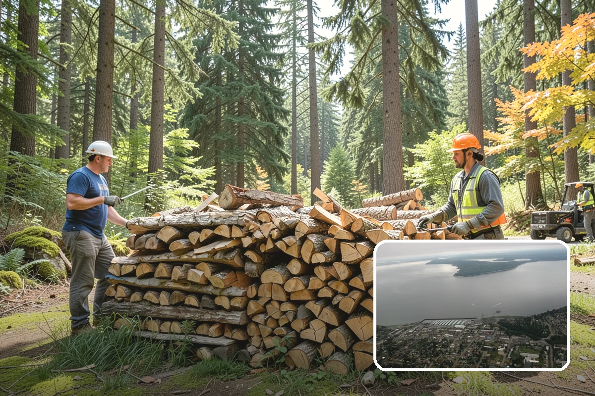 Customer Tree Processing in Des Moines, King County, WA - No equipment rental or heavy lifting for you