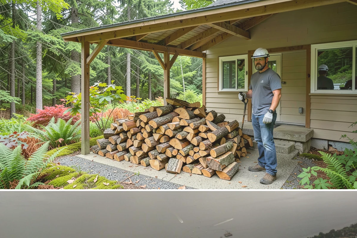Customer Tree Processing in Des Moines, King County, WA - Processing before the dry summer months lets your wood season in time for winter burning.