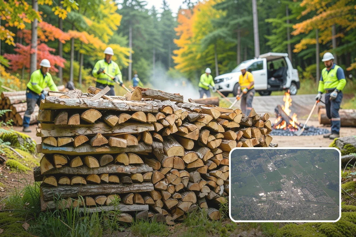 Customer Tree Processing in Enumclaw, King County, WA - No equipment rental or heavy lifting for you