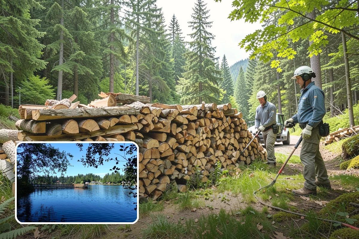 Customer Tree Processing in Federal Way, King County, WA - No equipment rental or heavy lifting for you