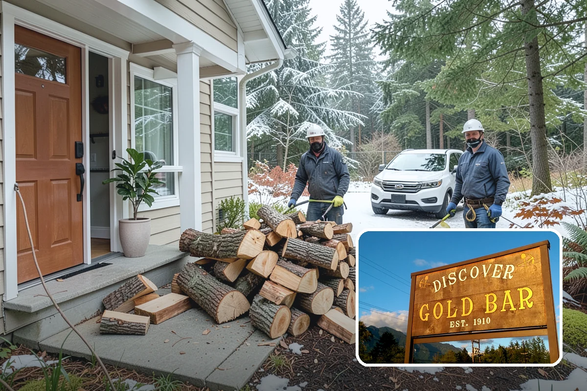 Customer Tree Processing in Gold Bar, Snohomish County, WA - No equipment rental or heavy lifting for you