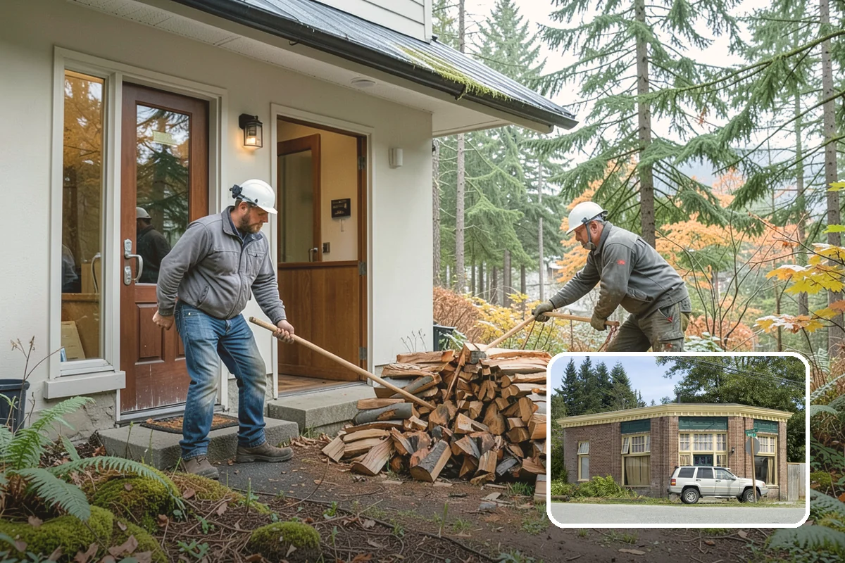Customer Tree Processing in Hamilton, Skagit County, WA - No equipment rental or heavy lifting for you