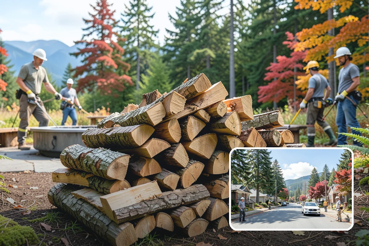 Customer Tree Processing in Hunts Point, King County, WA - No equipment rental or heavy lifting for you