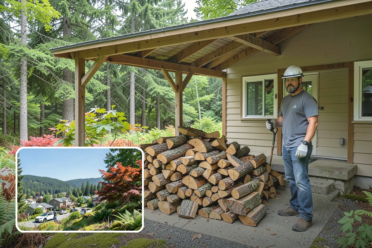 Customer Tree Processing in Index, Snohomish County, WA - No equipment rental or heavy lifting for you