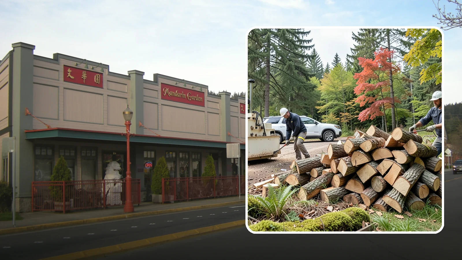 Customer Tree Processing in Issaquah, King County, WA - We process trees and logs you already have into finished firewood on your property.