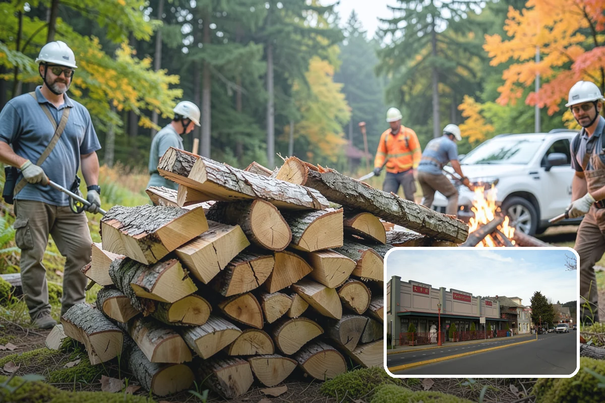 Customer Tree Processing in Issaquah, King County, WA - No equipment rental or heavy lifting for you