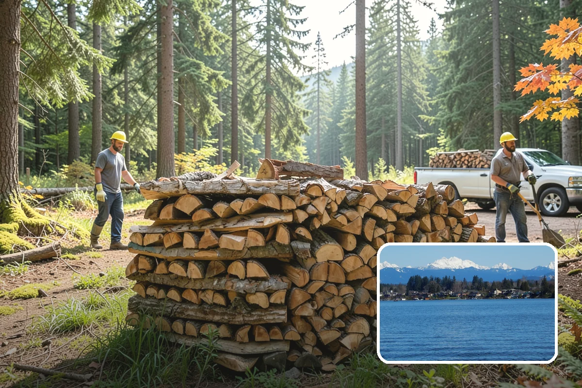Customer Tree Processing in Lake Stevens, Snohomish County, WA - No equipment rental or heavy lifting for you