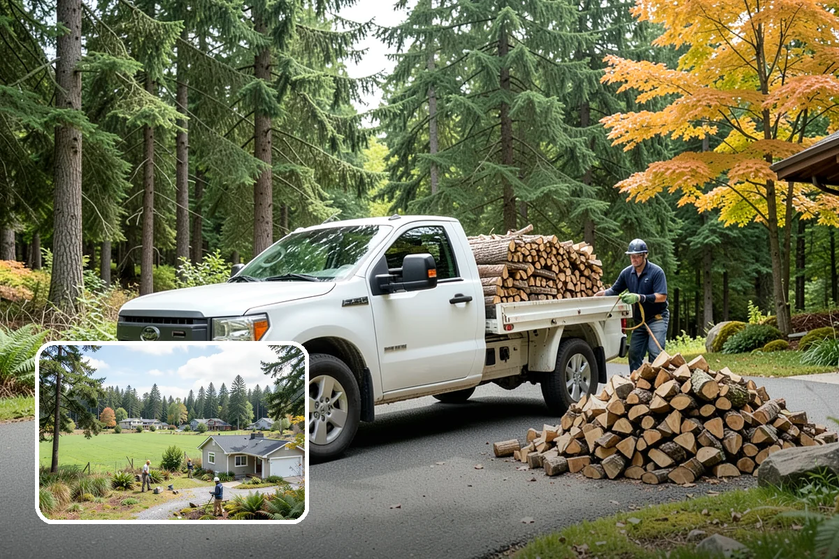 Customer Tree Processing in Lyman, Skagit County, WA - No equipment rental or heavy lifting for you