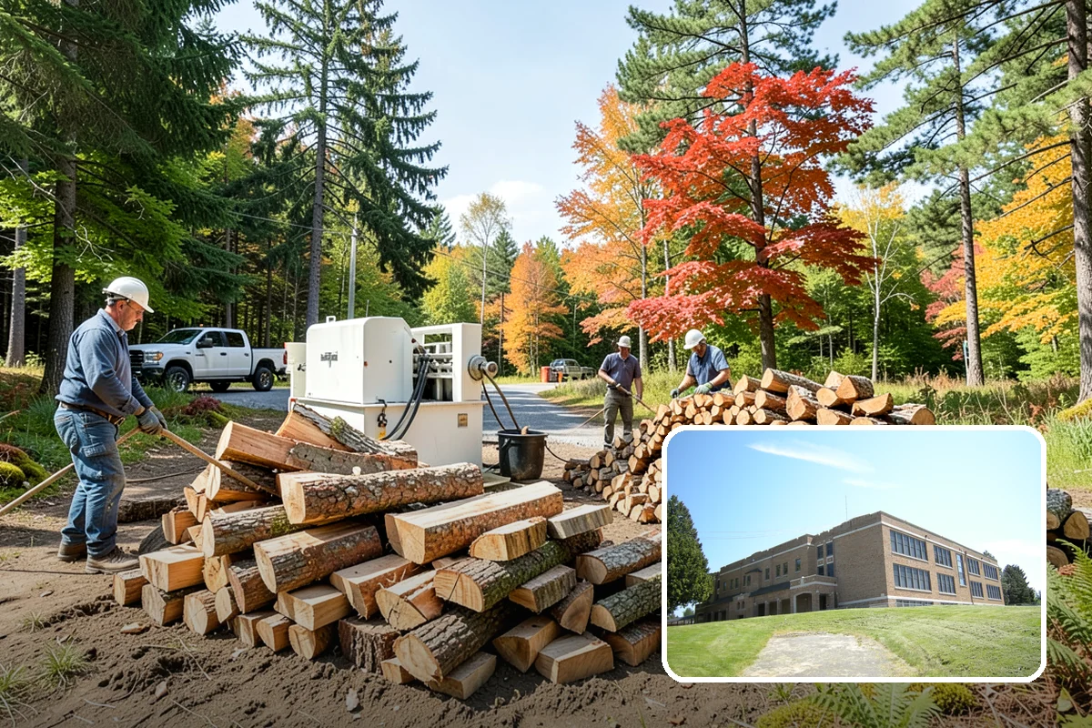 Customer Tree Processing in Maple Valley, King County, WA - No equipment rental or heavy lifting for you
