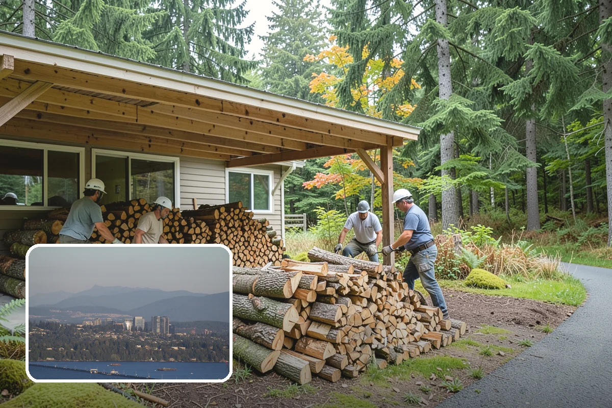 Customer Tree Processing in Medina, King County, WA - No equipment rental or heavy lifting for you