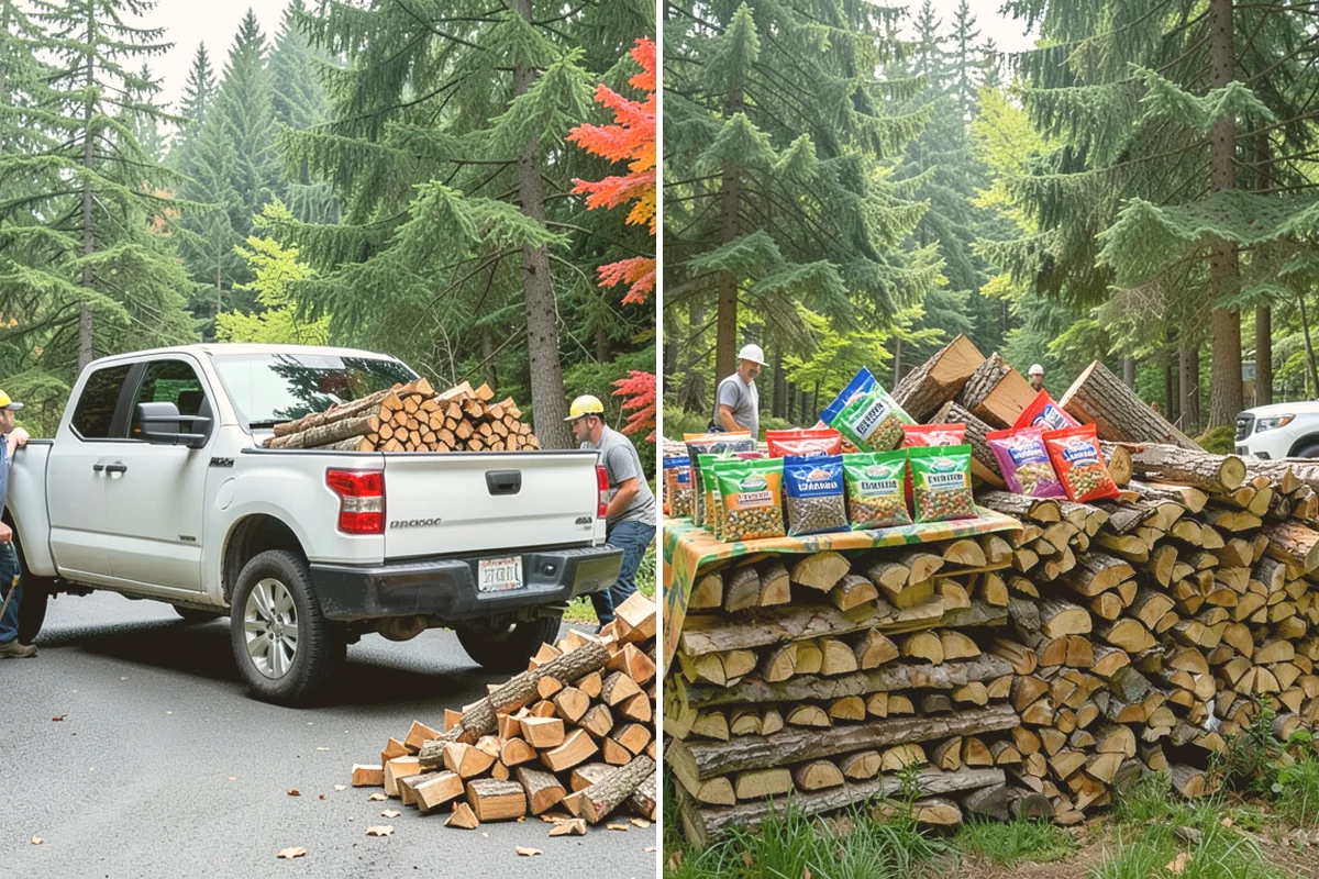 Customer Tree Processing in Mount Vernon, Skagit County, WA - We review the wood you have on hand