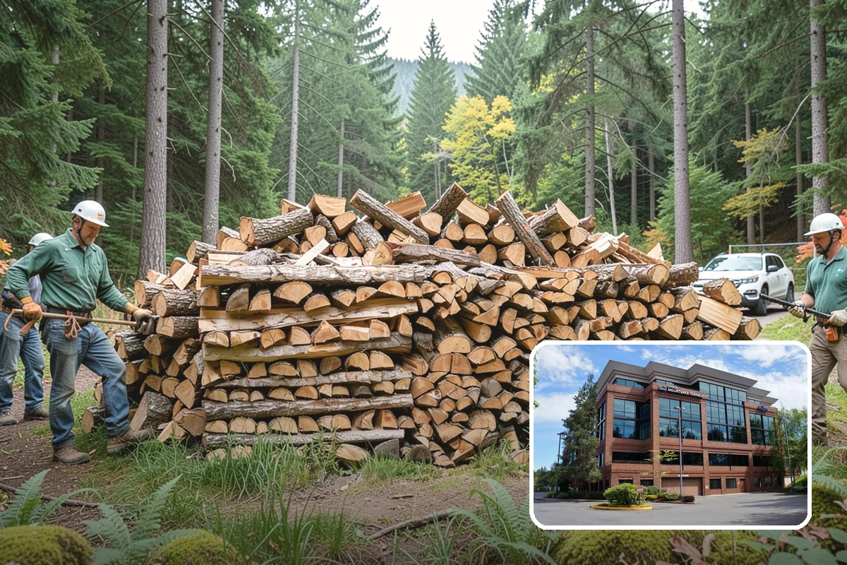Customer Tree Processing in Mountlake Terrace, Snohomish County, WA - No equipment rental or heavy lifting for you