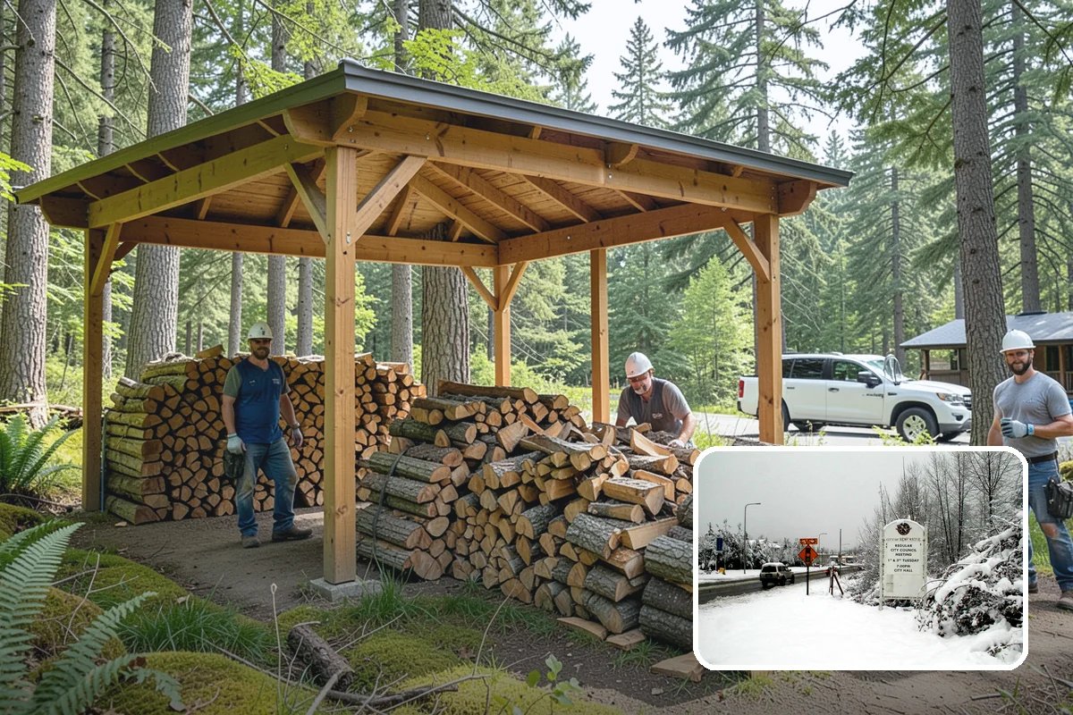 Customer Tree Processing in Newcastle, King County, WA - No equipment rental or heavy lifting for you