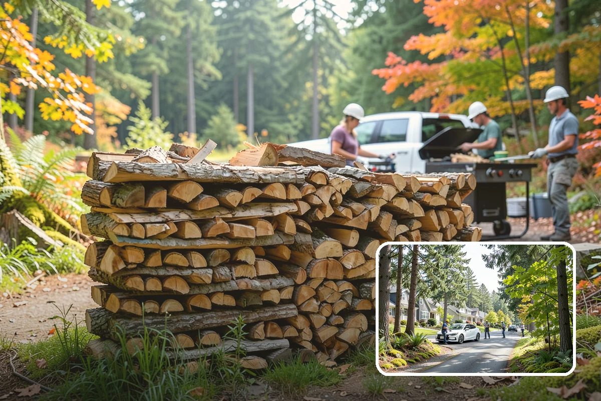 Customer Tree Processing in Normandy Park, King County, WA - No equipment rental or heavy lifting for you