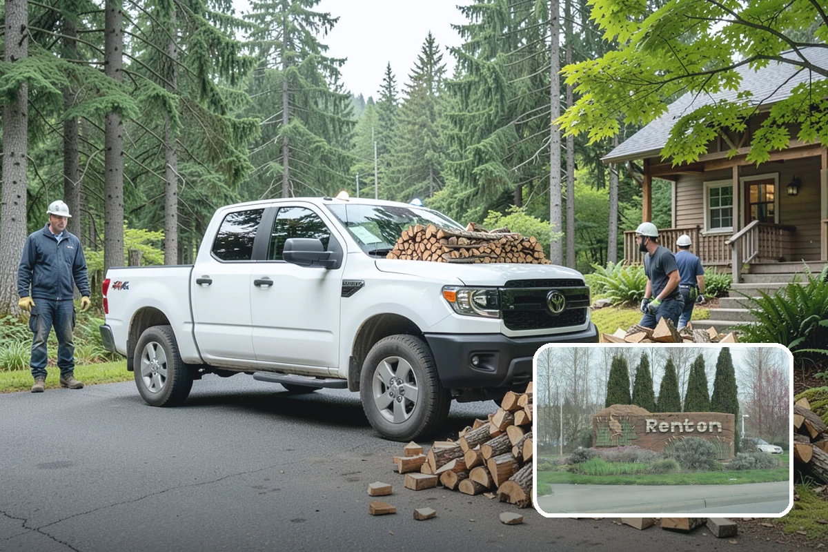 Customer Tree Processing in Renton, King County, WA - No equipment rental or heavy lifting for you
