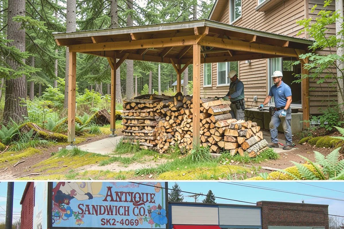 Customer Tree Processing in Ruston, Pierce County, WA - Processing before the dry summer months lets your wood season in time for winter burning.