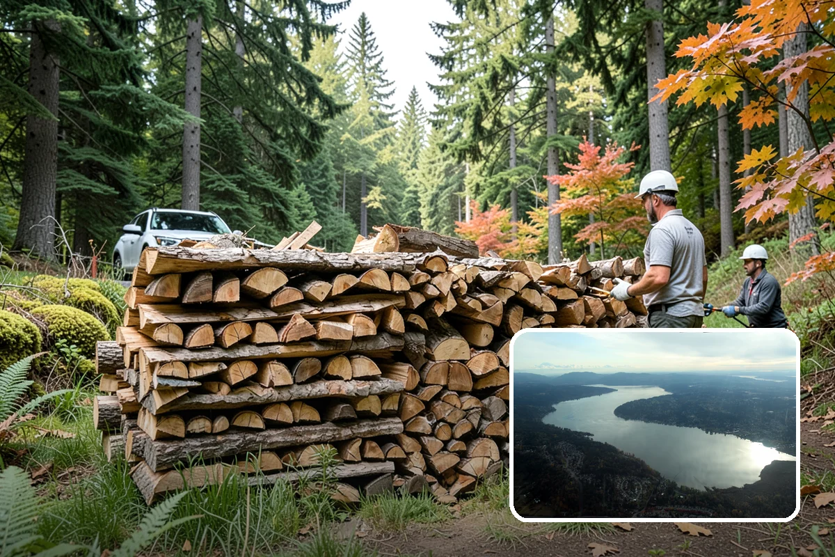 Customer Tree Processing in Sammamish, King County, WA - No equipment rental or heavy lifting for you