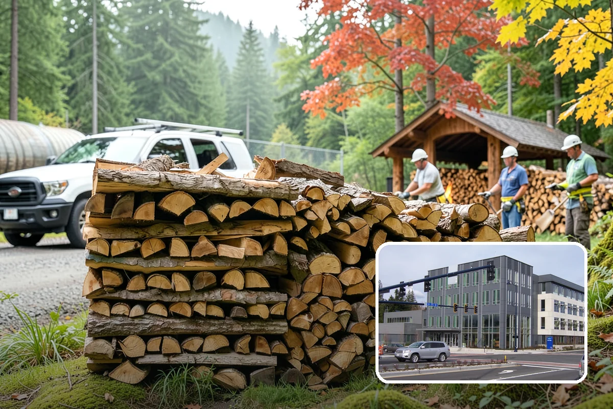 Customer Tree Processing in Shoreline, King County, WA - No equipment rental or heavy lifting for you