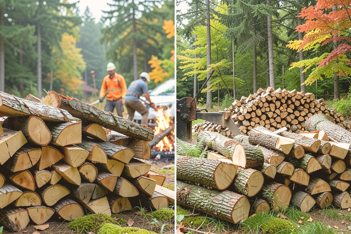 Customer Tree Processing in Stanwood, Snohomish County, WA - We review the wood you have on hand