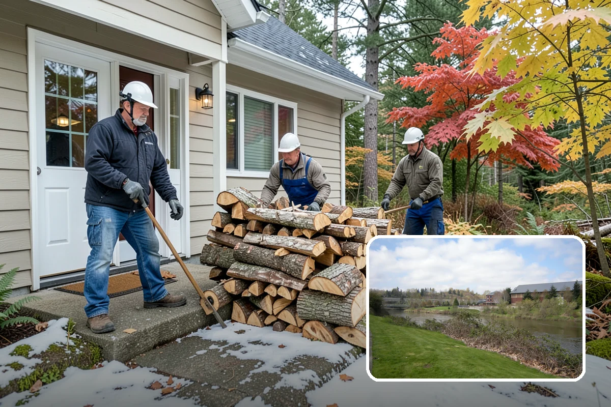 Customer Tree Processing in Tukwila, King County, WA - No equipment rental or heavy lifting for you