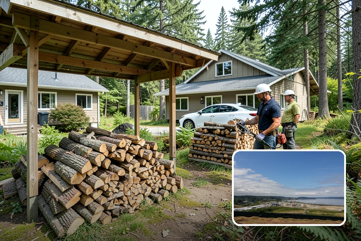 Customer Tree Processing in University Place, Pierce County, WA - No equipment rental or heavy lifting for you