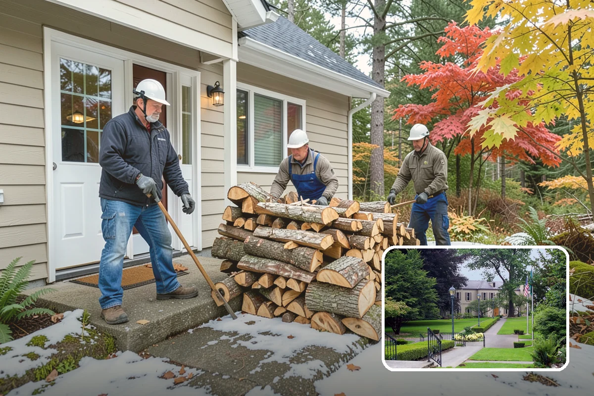 Customer Tree Processing in Woodinville, King County, WA - No equipment rental or heavy lifting for you