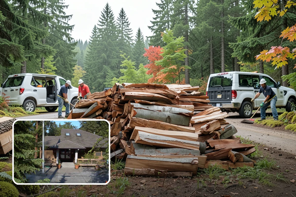 Customer Tree Processing in Yarrow Point, King County, WA - No equipment rental or heavy lifting for you