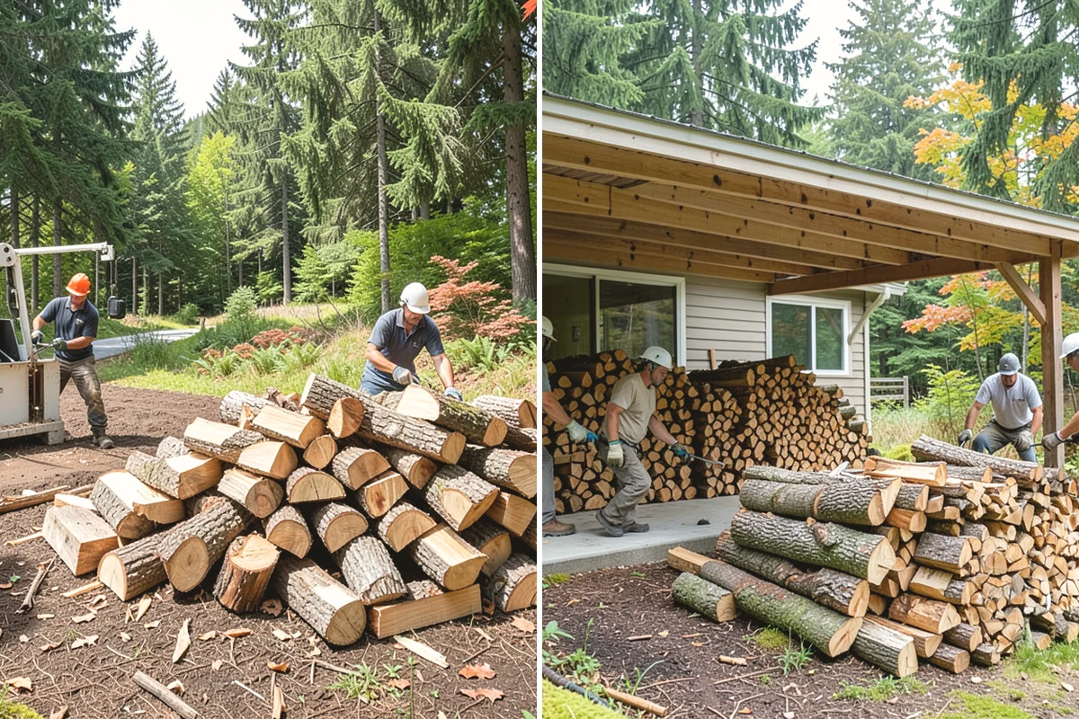 Customer Tree Processing in Yarrow Point, King County, WA - We review the wood you have on hand