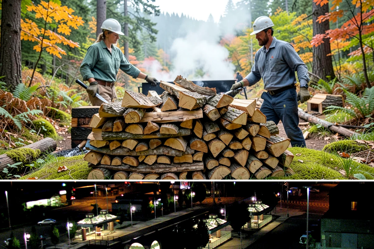 Driveway Delivery in Auburn, King County, WA - Available year-round, with quicker scheduling outside the peak fall rush.