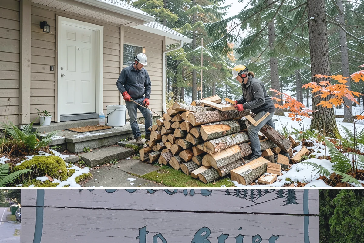 Driveway Delivery in Brier, Snohomish County, WA - Available year-round, with quicker scheduling outside the peak fall rush.