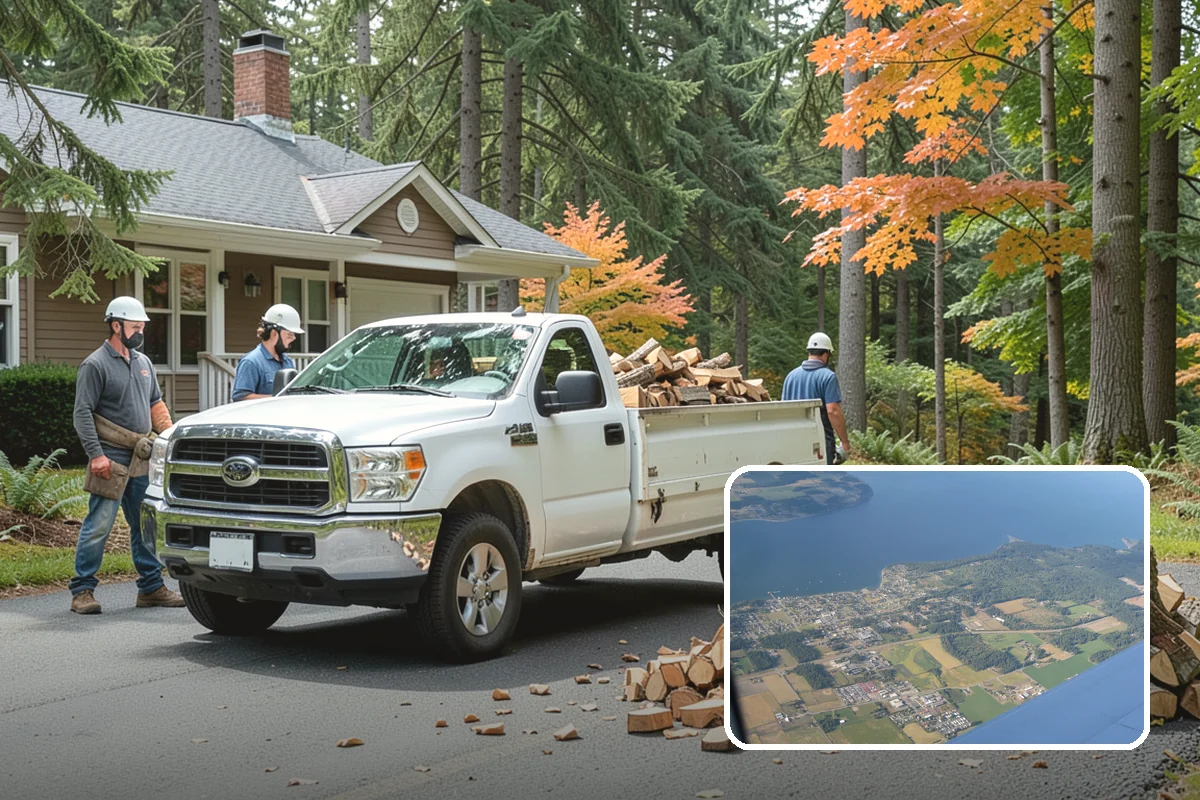 Driveway Delivery in Coupeville, Island County, WA - Simple, fast drop location