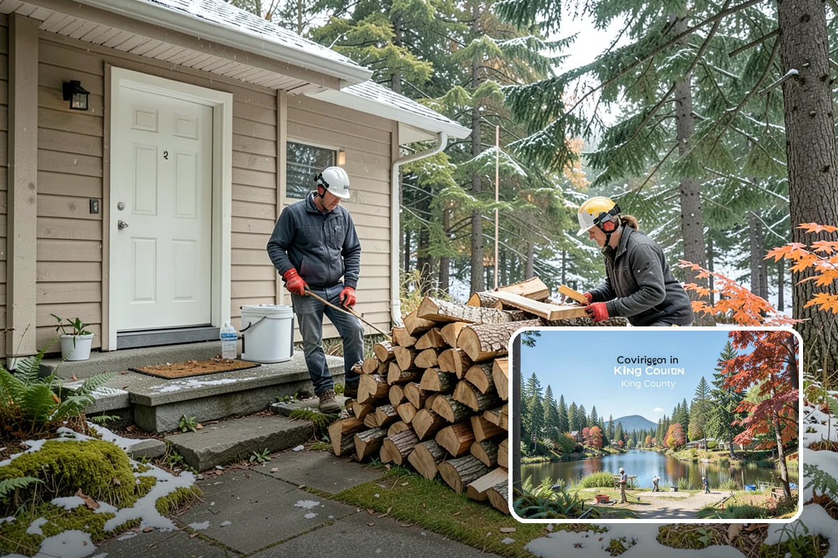 Driveway Delivery in Covington, King County, WA - Simple, fast drop location