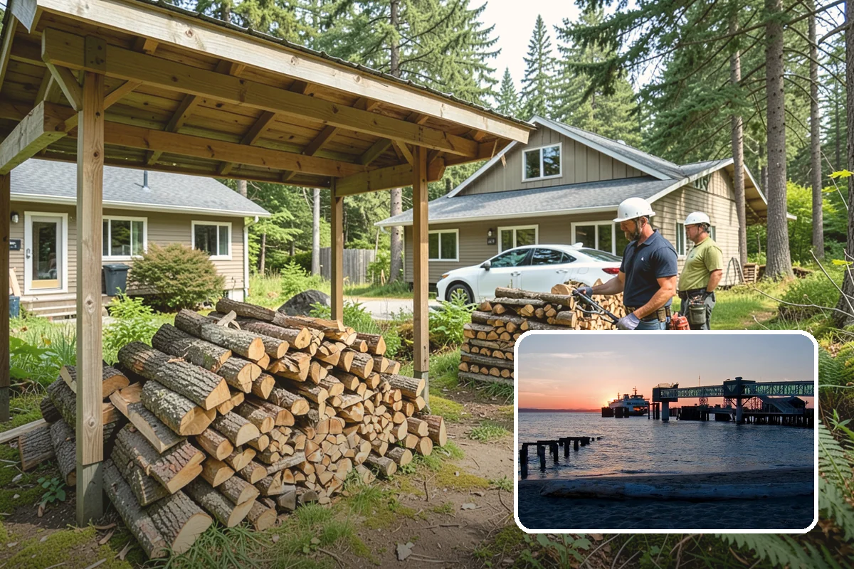 Driveway Delivery in Edmonds, Snohomish County, WA - Simple, fast drop location