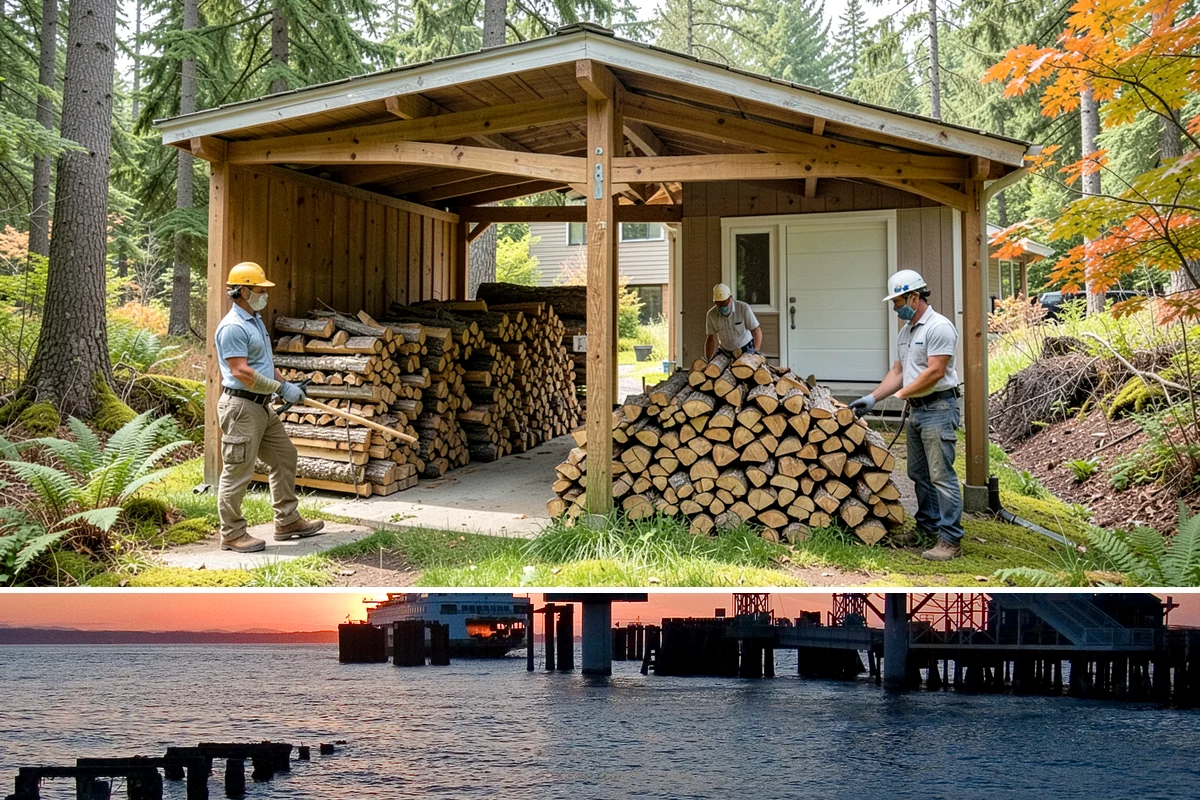 Driveway Delivery in Edmonds, Snohomish County, WA - Available year-round, with quicker scheduling outside the peak fall rush.