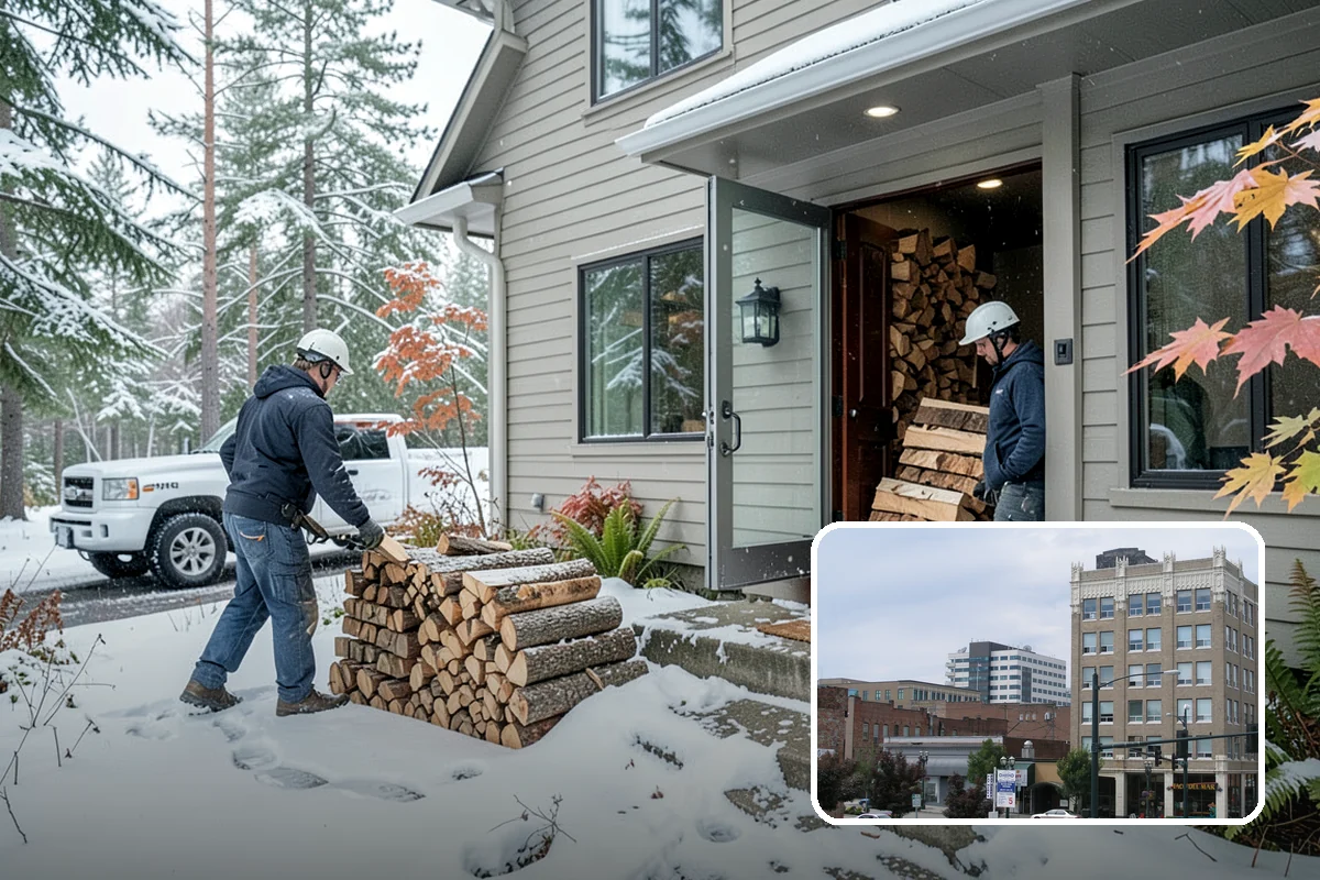 Driveway Delivery in Everett, Snohomish County, WA - Simple, fast drop location