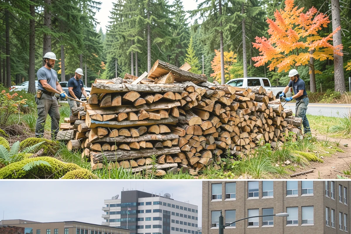 Driveway Delivery in Everett, Snohomish County, WA - Available year-round, with quicker scheduling outside the peak fall rush.