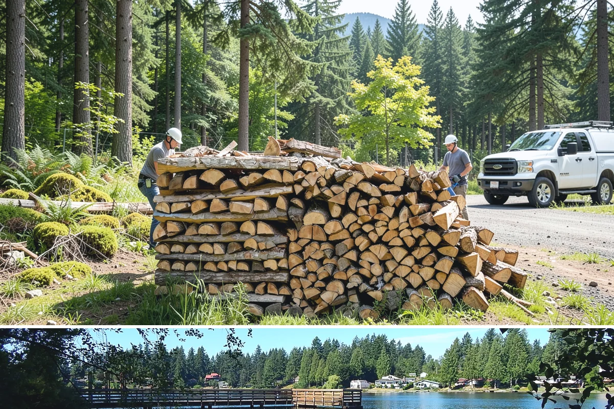 Driveway Delivery in Federal Way, King County, WA - Available year-round, with quicker scheduling outside the peak fall rush.