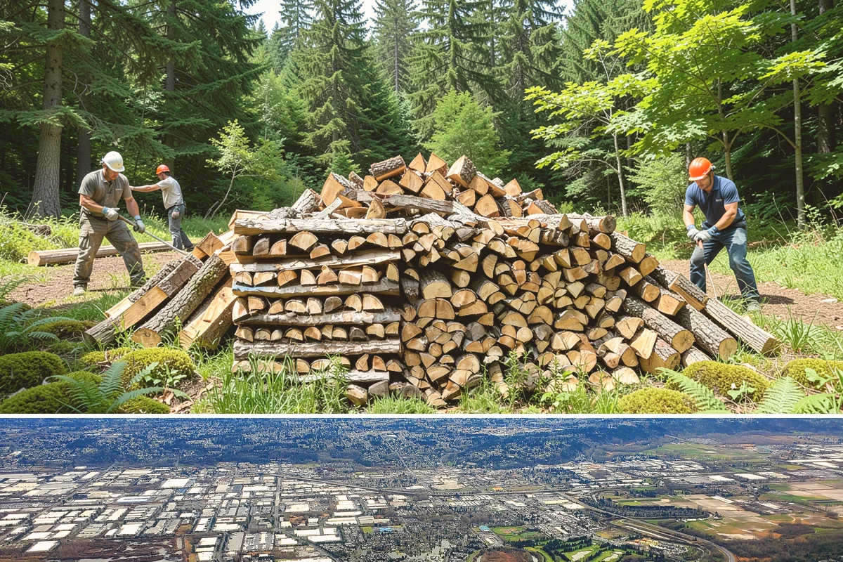 Driveway Delivery in Kent, King County, WA - Available year-round, with quicker scheduling outside the peak fall rush.