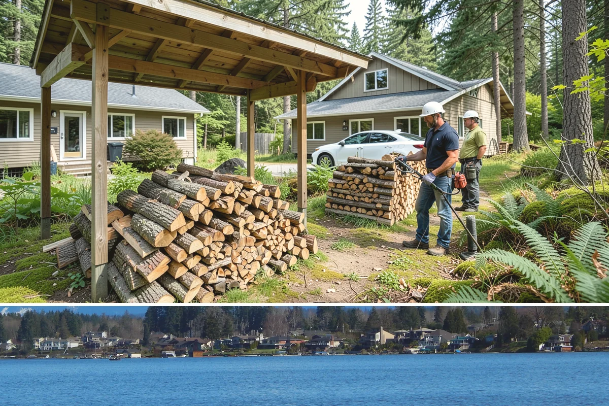 Driveway Delivery in Lake Stevens, Snohomish County, WA - Available year-round, with quicker scheduling outside the peak fall rush.