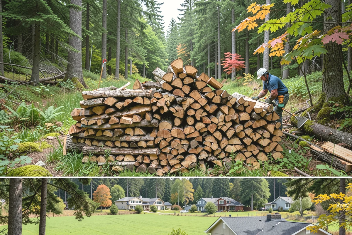 Driveway Delivery in Lyman, Skagit County, WA - Available year-round, with quicker scheduling outside the peak fall rush.