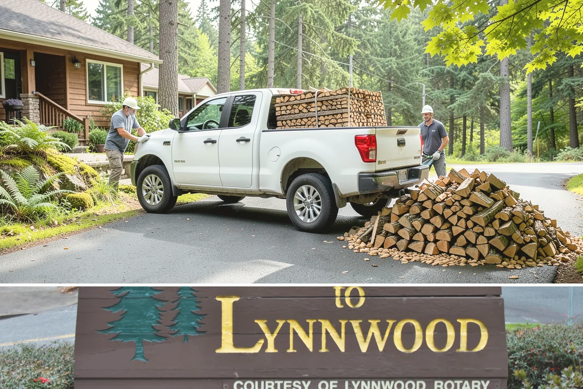 Driveway Delivery in Lynnwood, Snohomish County, WA - Available year-round, with quicker scheduling outside the peak fall rush.